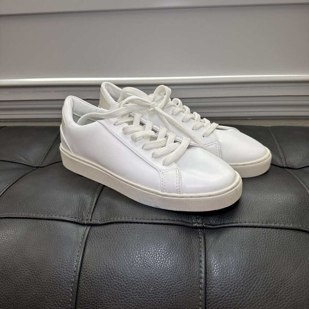 Thousand Fell Lace Up White Eco Recycled Tennis Shoes Mens Size 9.5